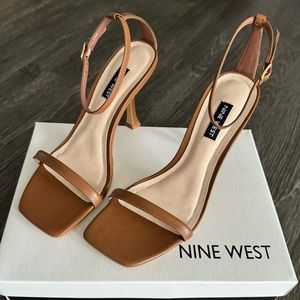 Nine West Yess Ankle Strap Sandals (Brand New)